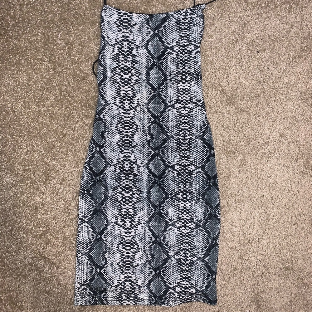 TigerMist snakeskin dress
